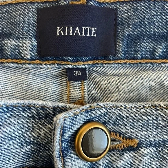 FIRM Khaite Kyle Portland Relaxed Distressed Jeans - Picture 6 of 14